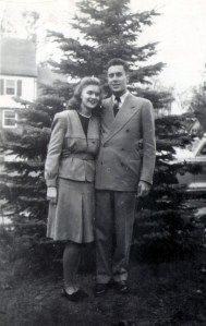 My grandparents in 1946 - one month after they started dating.